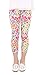 7th Fashion Girls Leggings Print Flowers Capri Pants Childrens Trousers