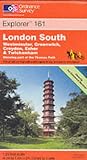 London South: Westminster, Greenwich, Croydon (Explorer Maps)