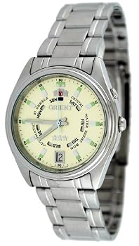 Orient #CEM5J005C Men's Multi Position Calendar Self Winding Automatic Watch
