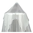Sarah's Silks Snowy White Silk Canopy