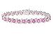 14 1/2 Carat Created Pink Sapphire Sterling Silver