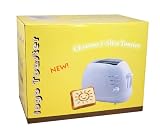 2 Slice Logo Toaster - Black - by Chromeo (Teddy Bear Chef Logo)