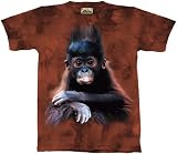 Orangutan Baby T-shirt 100% Cotton KIDS - TEENS & ADULTS Short Sleeve Monkey Shirt
