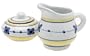 Caleca Marina 2-Piece Creamer and Sugar Bowl Set