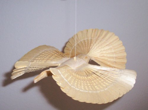 Best Cheap Wood Carved bird of Happiness * Russian hand made * 8 in dia