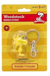 Woodstock Bendable Keychain Peanuts