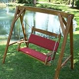 Cumaru Double Porch Swing - Garnet