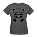 Panda Nerd Women's T-Shirt by Spreadshirt™, S, deep heather