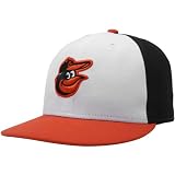 MLB New Era Baltimore Orioles 59Fifty On-Field Authentic Youth Fitted Hat - White/Black (6 5/8)