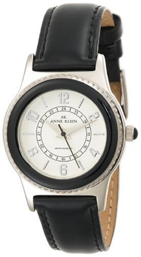 41J7bpspSEL AK Anne Klein Womens SilverTone Round Dial with