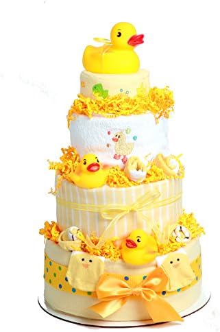 Luvable Ducks Diaper Cake by Crib Critters