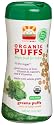 HAPPYBABY Organic Puffs, Greens Puffs, 2.1-Ounce Packages (Pack of 6)