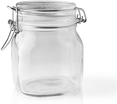 750ml Square Glass Flint Kilner Jar - Case of 6