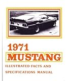 1971 FORD MUSTANG Facts Features Sales Brochure Book