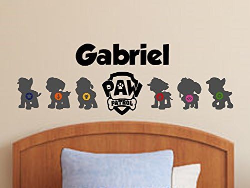 Nick Jr. Paw Patrol Personalized Wall Decal (54 x 18 inches)