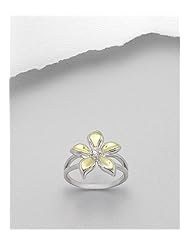 Flower CZ Ring In 92.5 Sterling Silver