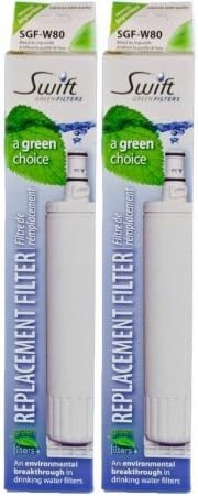 Swift Green Filters SGF-W80-2PK Refrigerator Water Filter, 2 Pack