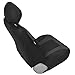 Monaco Canvas Seat Covers for Car SUV - Sporty Racing Style Stripes Black & Charcoal Gray