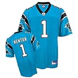 Cam Newton #1 Blue Carolina Panthers Reebok NFL Premier All Stitched Replica Jersey - LARGE