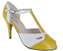 PATENT OXFORD T-STRAP HEEL