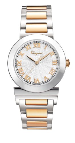 Ferragamo Women's F72SBQ9902 S095 Grande Maison Gold Ion-Plated Stainless Steel Roman Numerals Watch