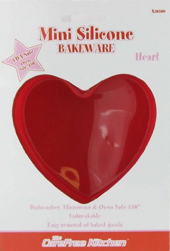 Carefree Kitchen Mini Silicone Bakeware Heart