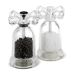 Cole and Mason Tap Salt Mill, Clear Acrylic