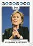 2008 Topps Campaign 2008 #HC Hillary Clinton - Democrat - Democratic Presidential Candidate Baseball Cards - MLB Baseball Trading Card in a Protective Screw Down Display Case!