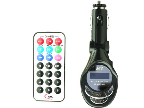 MP3再生FMトランスミッター　SD/USB対応 リモコン付 as5004