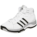 adidas Men's Blindside 4 Basketball Shoe,White/Black/Silver,8 M