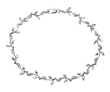 0.1 Carat I Diamond Pave Setting Link Bracelet in 9ct White Gold