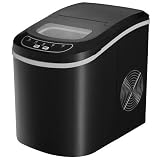 Sunpentown SPT- IM-121B Black Portable Ice Maker With Removable Basket