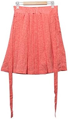 Coreano, Traditional Hanbok Knee Skirt (M,L) (M, Grapefruit)