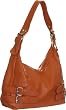 ''Tonnie'' Hobo Shoulder Bag - Orange or Brown