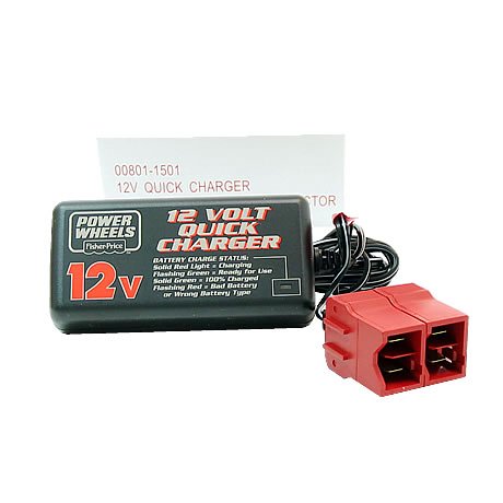 Fisher Price Power Wheels 12V Quick Charger - 2 PLUG