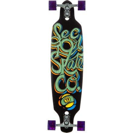 Sector 9 Skateboards Fraction Longboard Green, One Size On Sale
