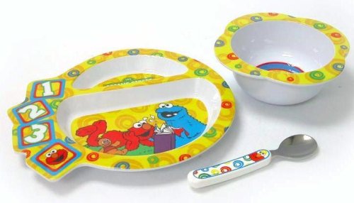Baby: The First Years Sesame Street 3 pc. Feeding Set