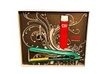 Chi Flat Iron with Solid Perfume Necklace and Helmet Head Hairspray, Emereald Green