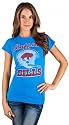 Junk Food Buffalo Bills Throw Back T-Shirt - Blueberry