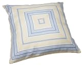 Tommy Hilfiger LaCroix 20-inch Awning Stripe Pieced Box Decorative Pillow