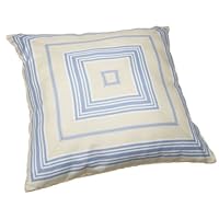 Tommy Hilfiger LaCroix 20-inch Awning Stripe Pieced Box Decorative Pillow
