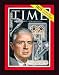 Thomas J. Watson, Jr. / TIME Cover: March 28, 1955, Framed Art Print by TIME Magazine