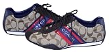 Coach Signature Jayme Tennis Shoes Khaki Navy Magenta