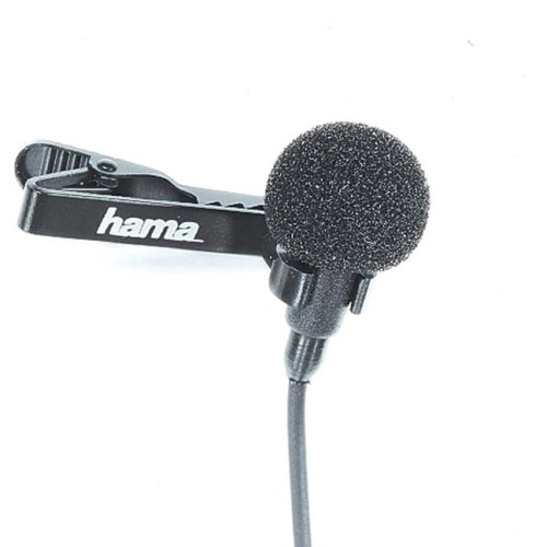 Large product shot for Hama LM-09 Clip-On Omnidirectional Microphone - Black