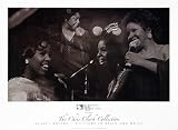 Gladys Knight - Tri-Light in Black & White by Chris Clark. CANVAS with 1 1/2 inch bars. 30.03 inches width by 17.28 inches height. Highest Quality Art Poster Print