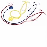 Disposable Nurse Lightweight Single-head Stethoscopes- Yellow
