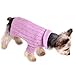 Stinky G Lavender Dog Aran Sweater, #08 - XS