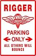 RIGGER PARKING parachute pack paratrooper sig