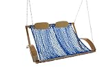 Bent Oak Porch Swing Rollup - Coastal Blue - B0012XX0OC
