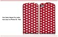 TOOGOO(R) Red and White Polka Dot Pattern Magnet Flip Hard Leather Case For Apple iPhone 4S / 4 (AT&T, Verizon, Sprint)